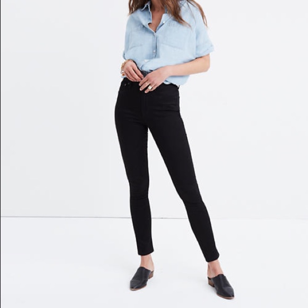 Madewell 10" High Rise Skinny Jeans Sz 26 NWT